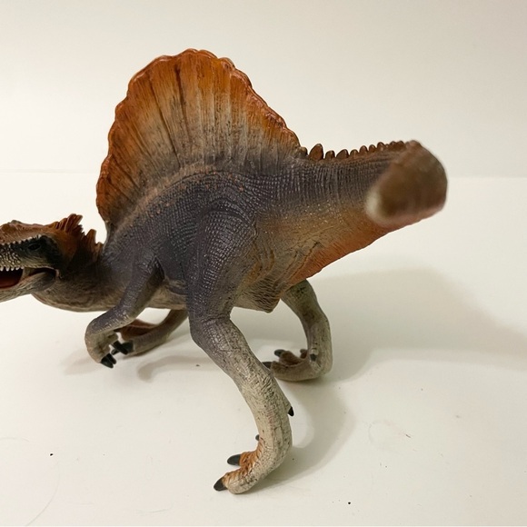 2014 Shleich Spinosaurus Dinosaur Action Figure 'D-73527 Articulated Jaw - Picture 13 of 15